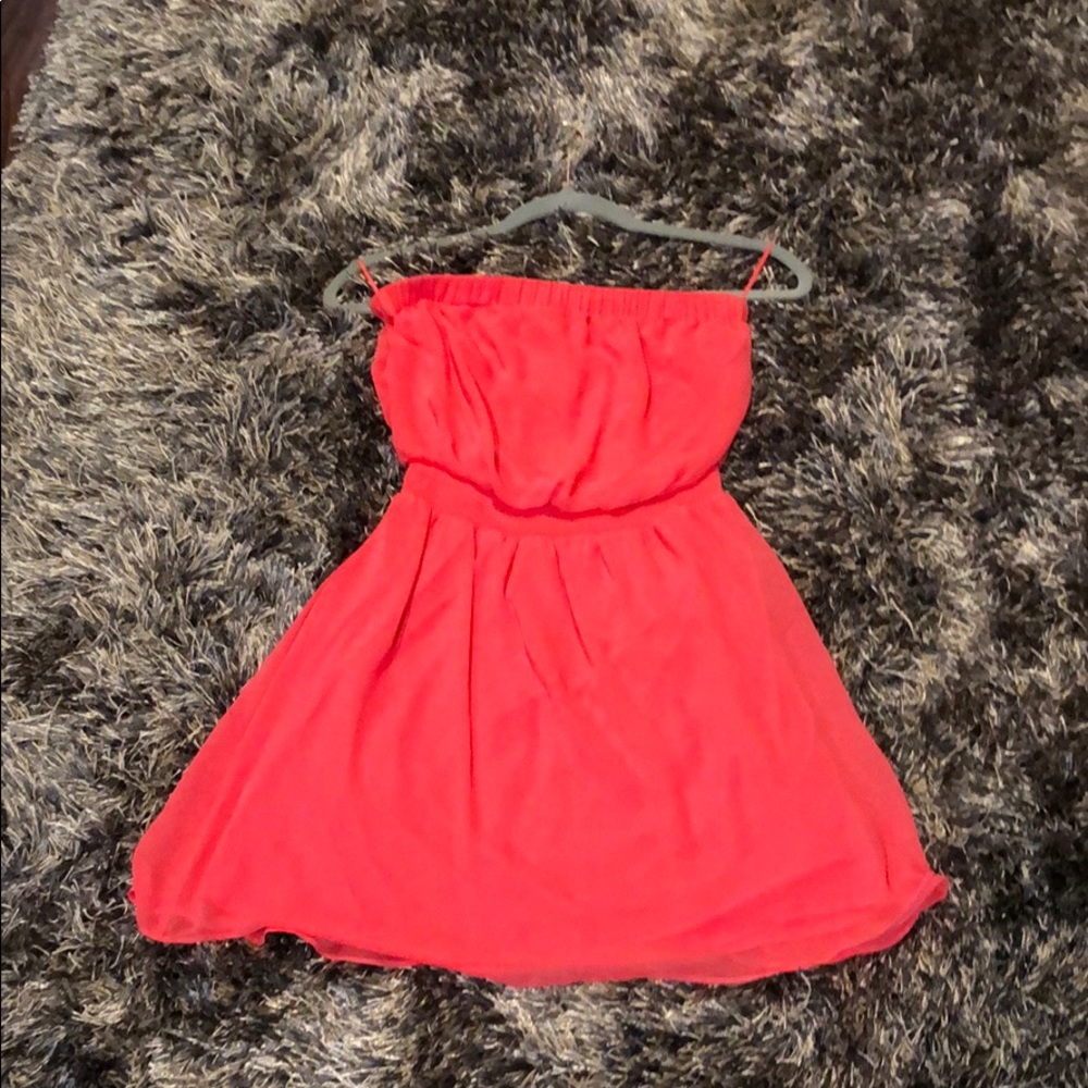 Coral pink Express summer dress